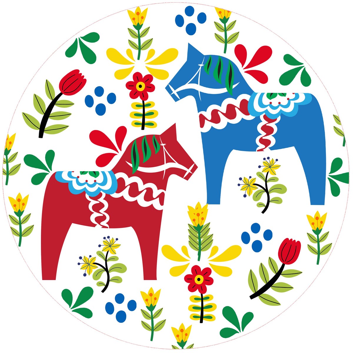 Andreas Dala Horses 8 Silicone Trivet