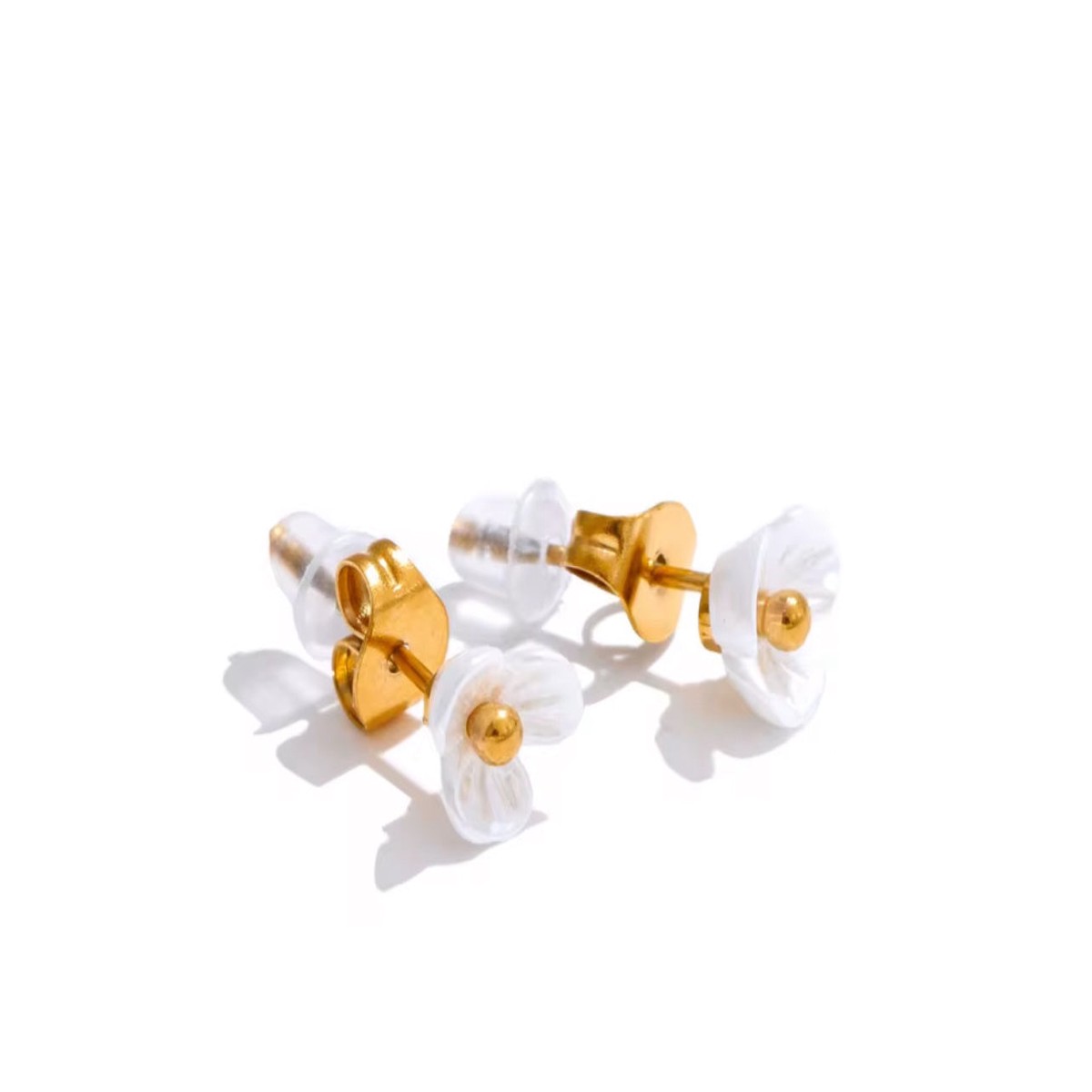 Flower Shell Studs