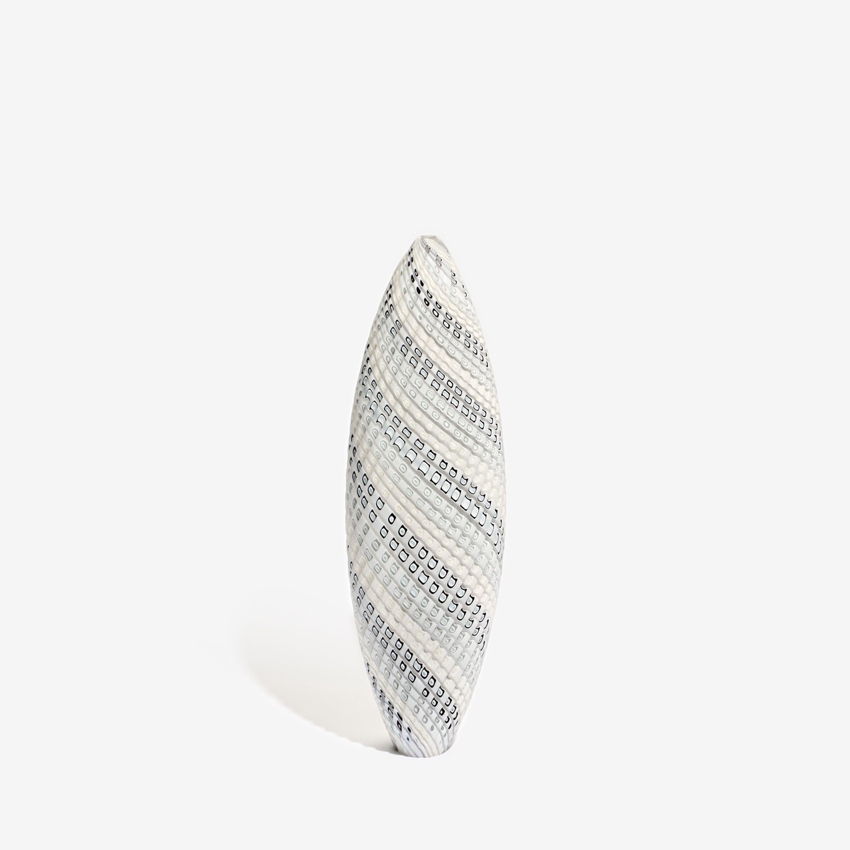 Coral Woven Small Tall Ovoid