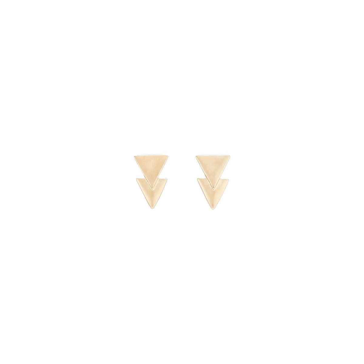 UNO DE 50 DOUBLE SENSE GOLD EARRINGS