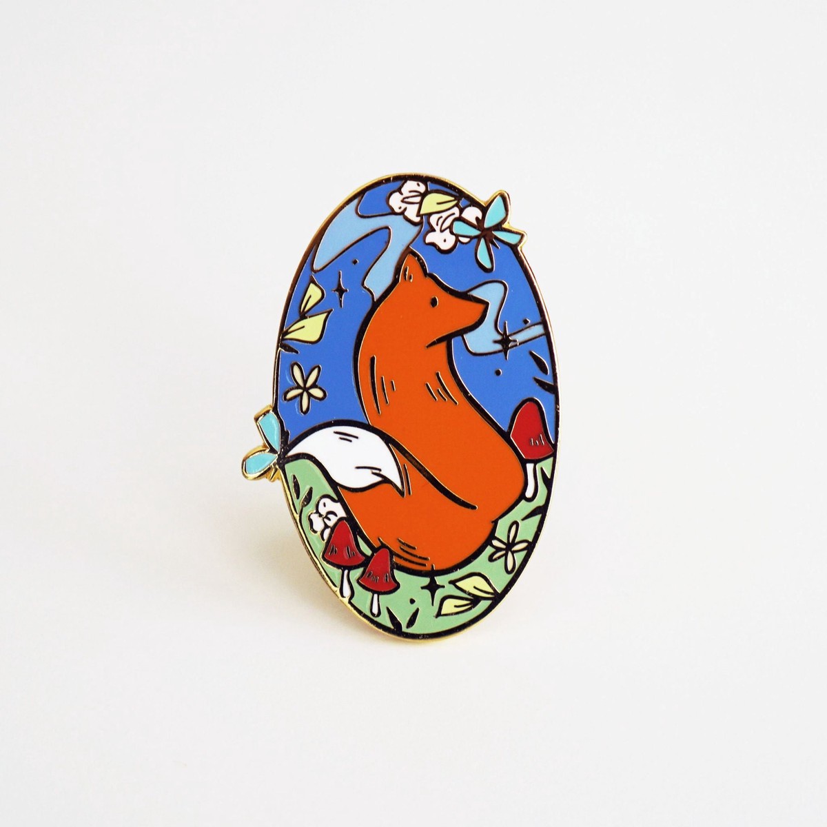 Storybook Fox Pin