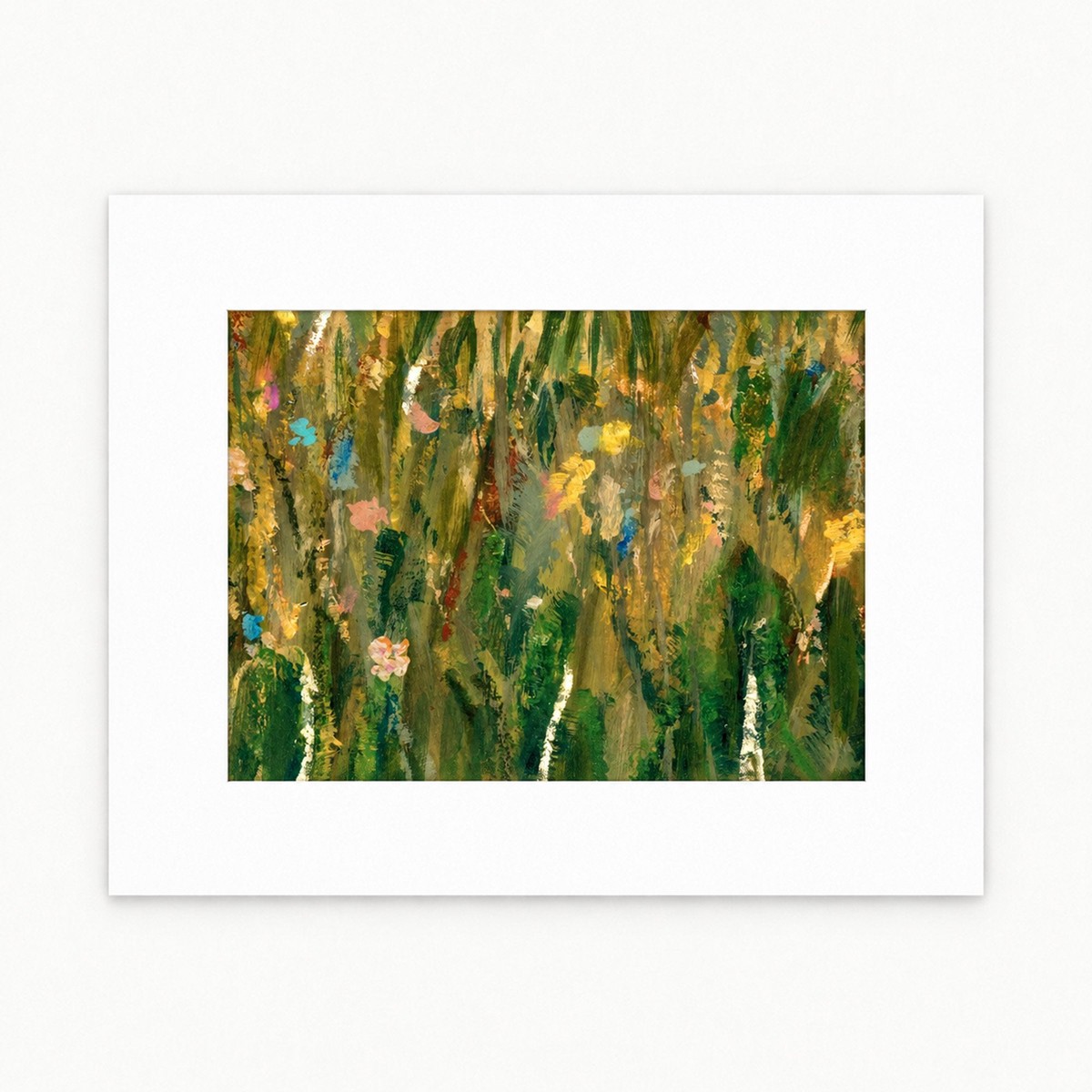 Wildflower Abstract Gicle Print