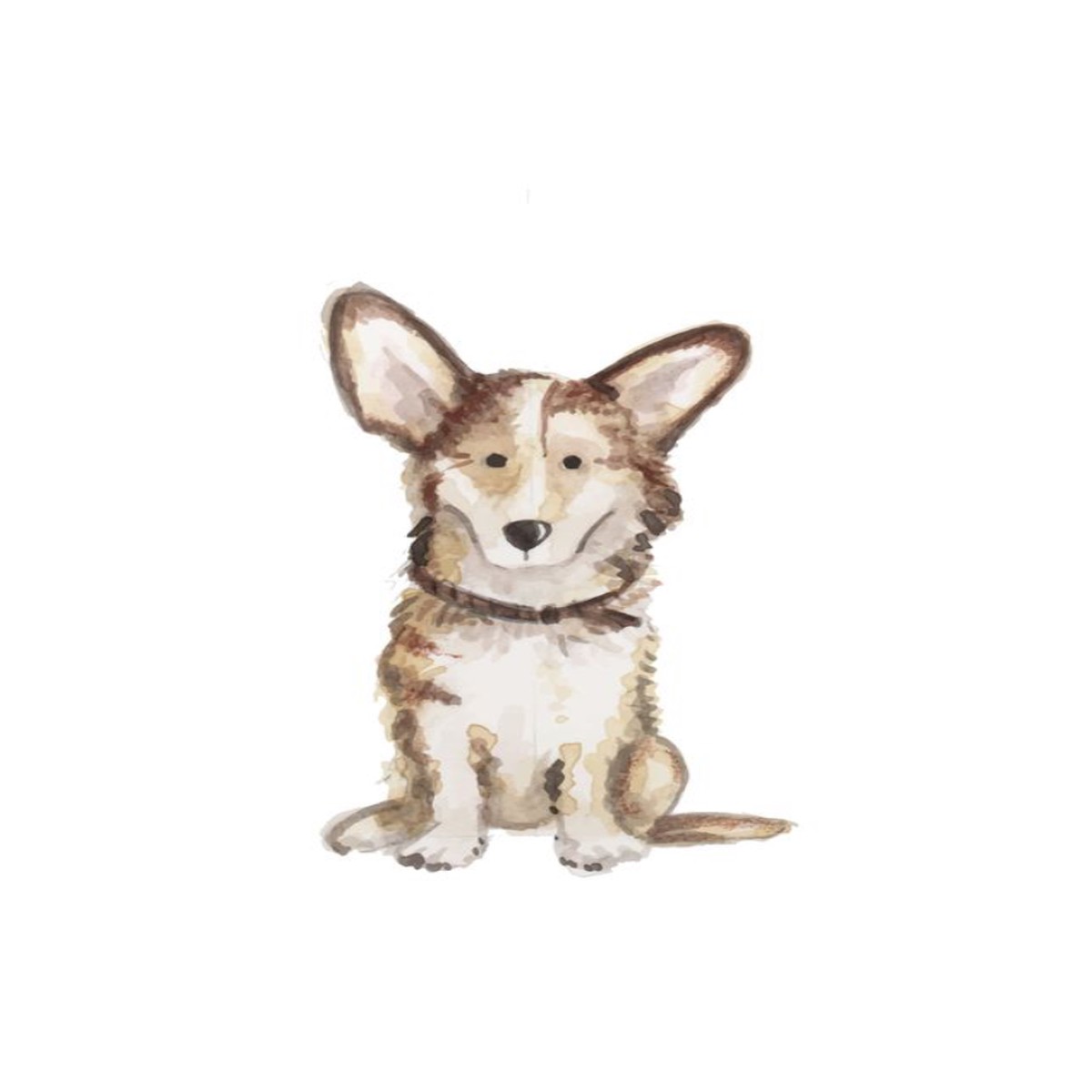 Corgi Art Print
