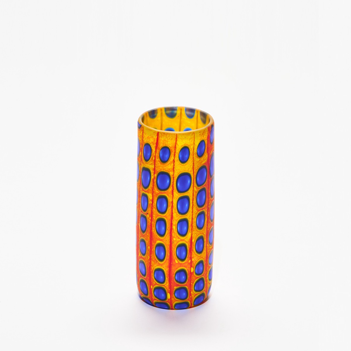 Dapple Small Cylindrical Vase