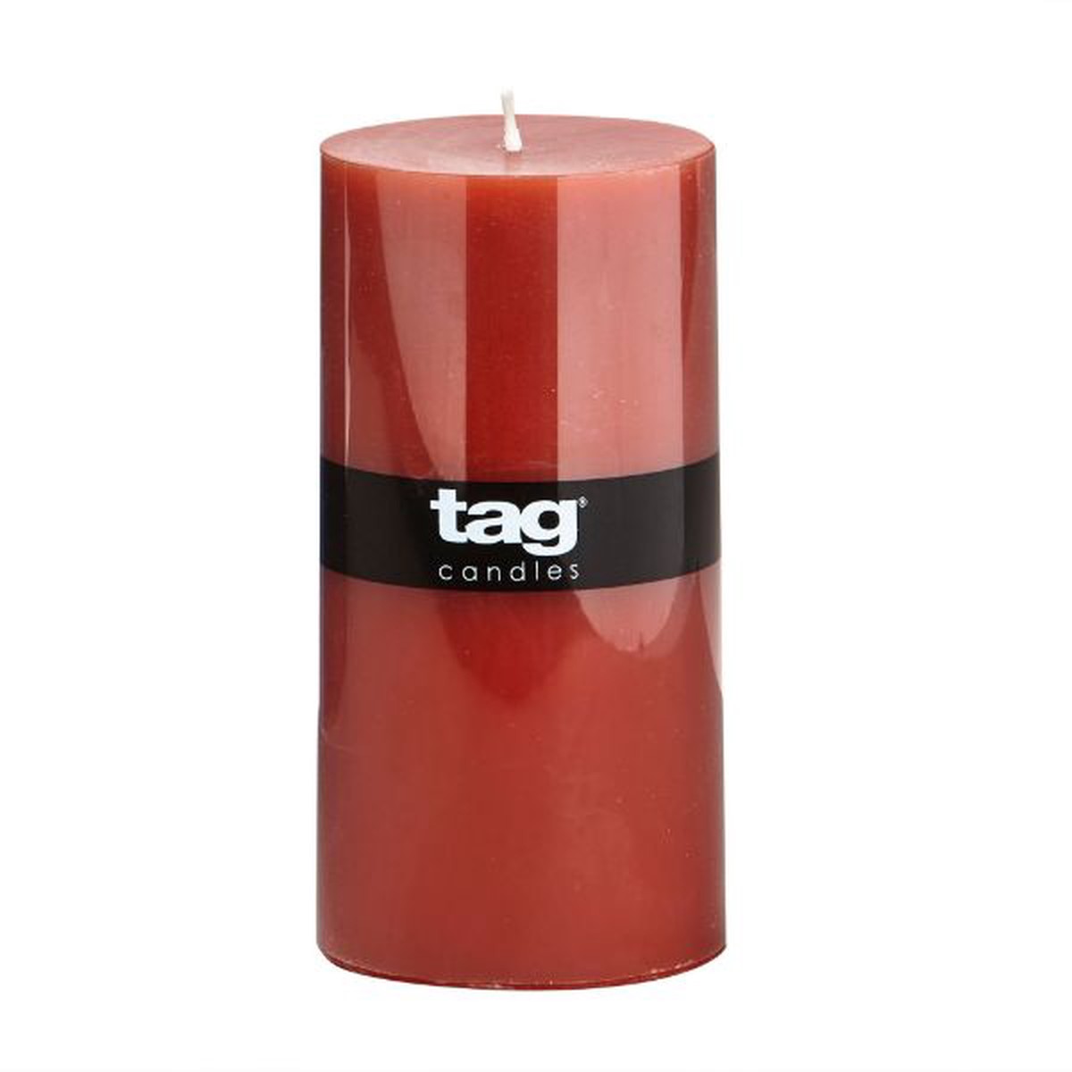 CHAPEL 3×6 PILLAR CANDLE – BURNT SIENNA