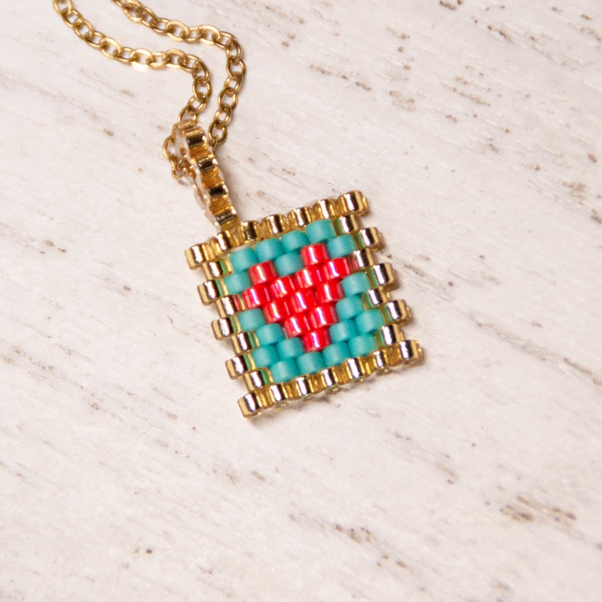 Friendly Love Beaded Necklace