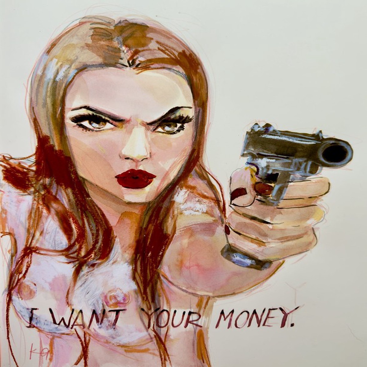 I want your money Print