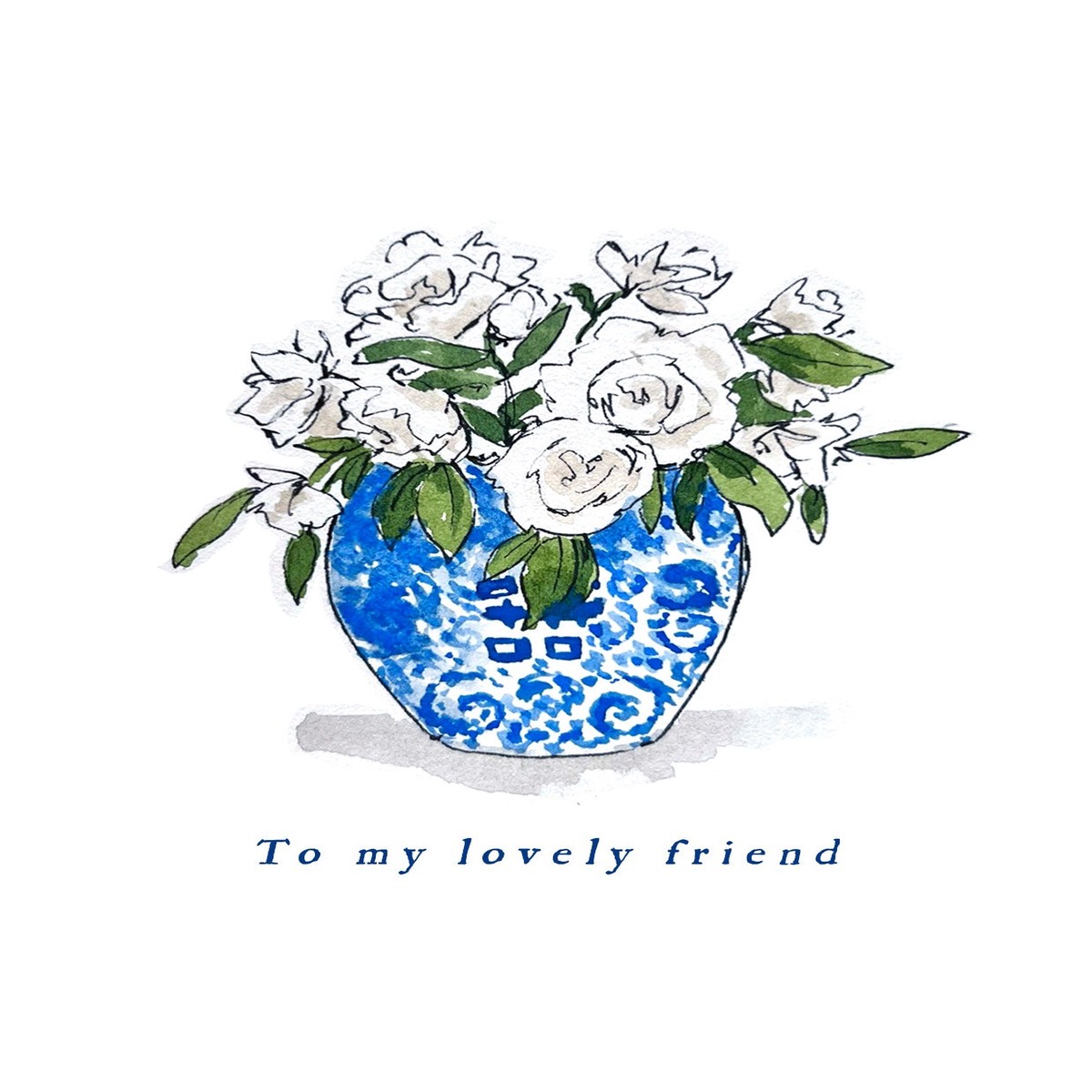 Lovely Friend Notecard