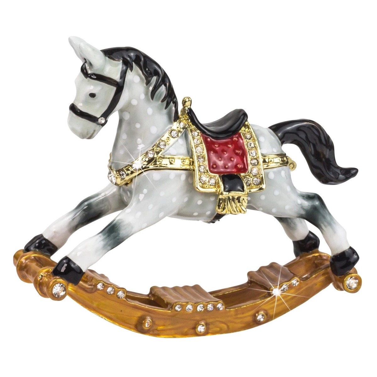 Rocking Horse Trinket Box With Necklace From The Arora Design Hidden Secrets Collection