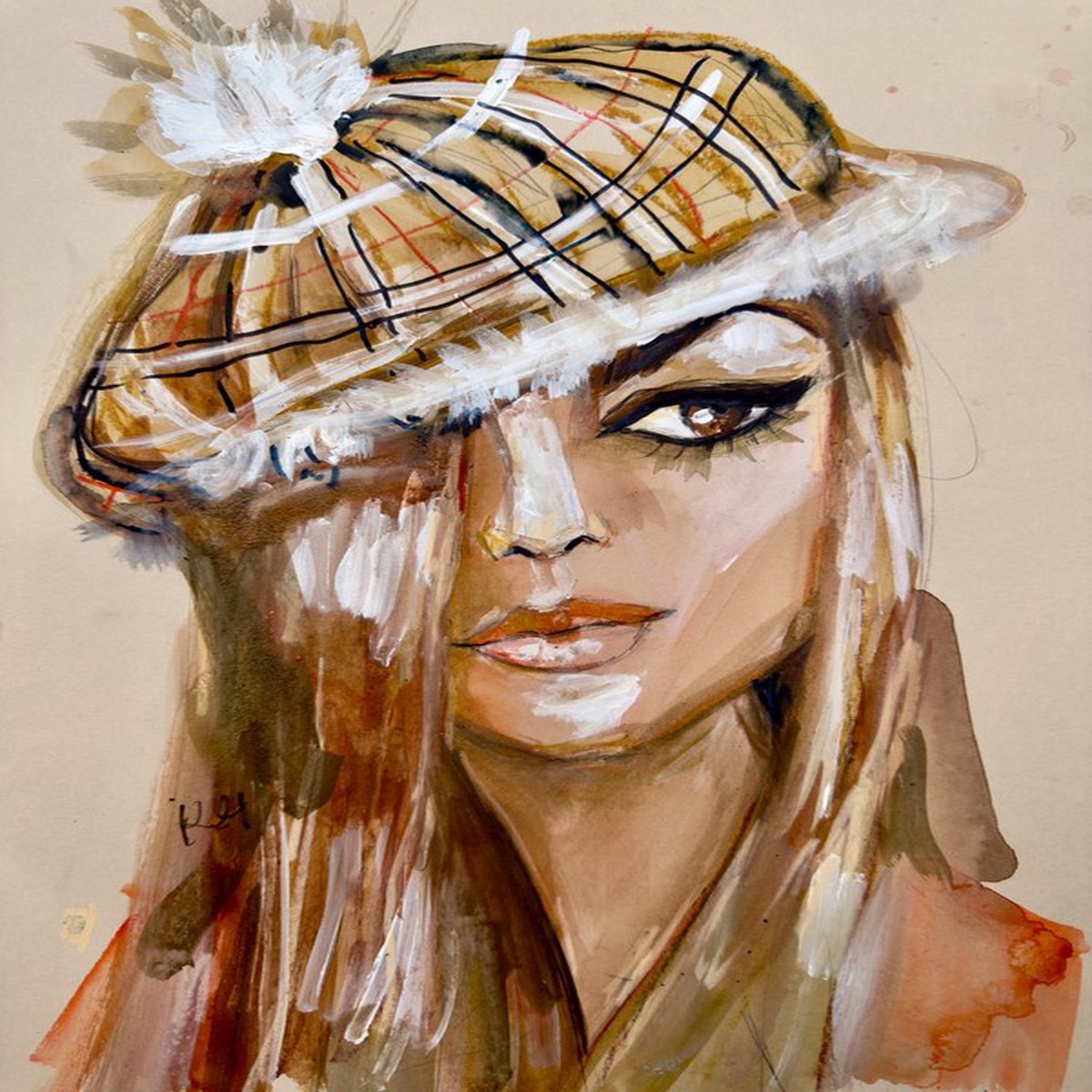 Burberry Hat Print
